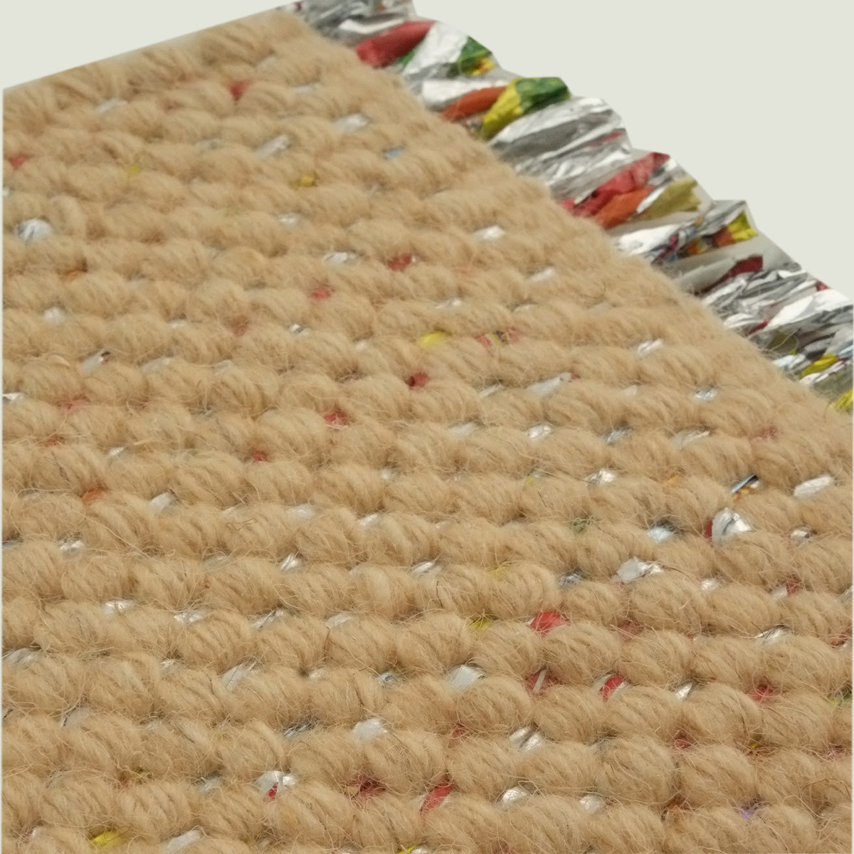 Candy Wrapper Rug_Classic_leather and lace