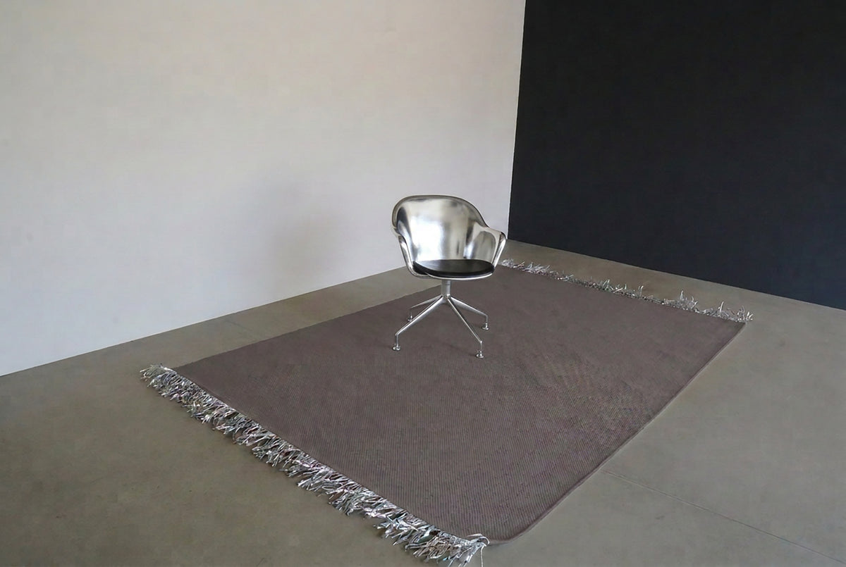 Candy Wrapper Rug_Classic_dark gray